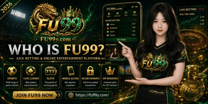  FU99 bookmaker review 2026 showing Asia betting platform interface, sportsbook features and mobile experience for Malaysian users